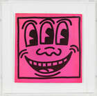 
	
		Keith Haring,
		American 1958-1990-
		 
		 
		Three Eyed face, 1982;
		 
		screen...