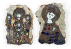 
	
		Adam Dworski (1917-2011), 
		 
		Two Madonna wall plaques, circa 1960s, 
		Red...