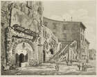 
	
		Luigi Rossini, 
		 
		Italian 1790-1857- 
		 
		Avanzo della Casa di Cola di...
