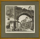 
	
		Luigi Rossini, 
		 
		Italian 1790-1857- 
		 
		Avanzo della Casa di Cola di...