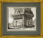 
	
		Luigi Rossini, 
		 
		Italian 1790-1857- 
		 
		Avanzo della Casa di Cola di...