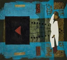 To Be Sold with No Reserve: Russian school, 20th century - Figure with an abstract...