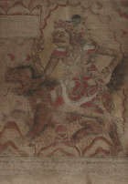 Balinese School, 19th century
'Mythical beasts and figures'
Tempera on cloth, set of five,...