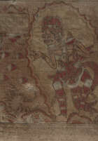 Balinese School, 19th century
'Mythical beasts and figures'
Tempera on cloth, set of five,...