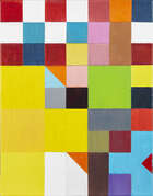 
	
		Gillian Wise, 
		British 1936-2020- 
		
		Blue Crosses & Yellow and Yellow Crosses...