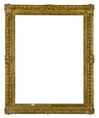 
	
		A Gilded Composition Louis XVI Style Frame, 20th century, with added slip, plain sight,...