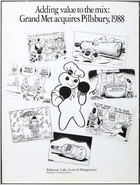 To Be Sold with No Reserve: Grand Met acquires Pillsbury, 1988; digitally printed poster on...