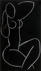 After Henri Matisse,French 1869-1954
Nu assis, jambes croisees II, from 1941-42;
monochrome...