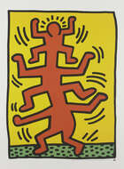 Keith Haring, American 1958-1990, Untitled, 1988 (poster); Andy Mouse, 1986 (poster); each...