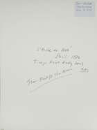 
	
		Willy Ronis,
		French 1910  2009-
		
		Nauplie , 1980;
		silver gelatin print, signed...