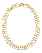 UnoAErre. An Italian long chain necklace, of rope twist fancy belcher-link design, signed, with...