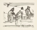 To Be Sold with No Reserve: Josef Herman OBE RA, British/Polish 1911-2000, 'Drawings' print...