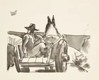 To Be Sold with No Reserve: Josef Herman OBE RA, British/Polish 1911-2000, 'Drawings' print...