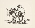 To Be Sold with No Reserve: Josef Herman OBE RA, British/Polish 1911-2000, 'Drawings' print...