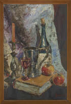 
	
		Ronald Ossory Dunlop NEA ARA RBA, 
		Irish 1894-1973 - 
		 
		Still life with apples,...