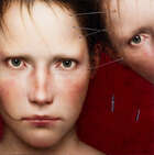 
	
		Dino Valls, 
		Spanish 1959 - 
		 
		Parergon; 
		 
		oil on board, signed and...