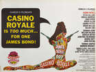 
	
		James Bond, Casino Royale (1967), a film poster poster, 76 x 101.5cm, together with a...