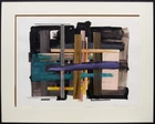 Richard Kidd, British 1952-2008, Abstract in Colours, 1989; mixed media and collage on wove, 