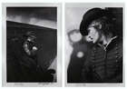 Hannah Domagala, British 20th / 21st Century
Adam Ant in two poses;
photographic prints on satin...