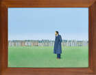 
	
		David Cheepen, 
		British 1946-2016 - 
		 
		Man on a green with buildings behind, 1983;...