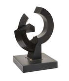 
	
		Andrew Stonyer, 
		British b.1944 - 
		 
		Abstract circle; 
		 
		bronze, edition...