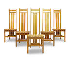 
	
		Richard La Trobe Bateman (b.1938), an oak dining table and twelve dining chairs, 
		