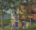 
	
		Sergej Aleksandrovic Luciskin, 
		Russian 1902-1989- 
		 
		House in the...
