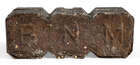 
	
		Joseph Beuys, 
		German 1921-1986- 
		Irish Energy, 1974; 
		peat briquette and butter,...