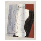 
	
		Ben Nicholson OM, 
		British, 1894-1982- 
		Black and Brown, 1981; 
		oil ink and wash on...