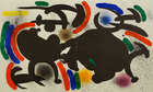 
	
		Joan Miro, 
		Spanish 1893-1983- 
		 
		lithographie originale VII, lithographie...
