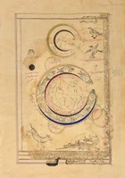 An illustrated fragmentary detached folio from a manuscript, Qajar Iran, late 19th/early 20th...