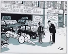 After JAK (Raymond Jackson), British 1927-1997, Motcomb’s Wine Bar; offset lithograph...