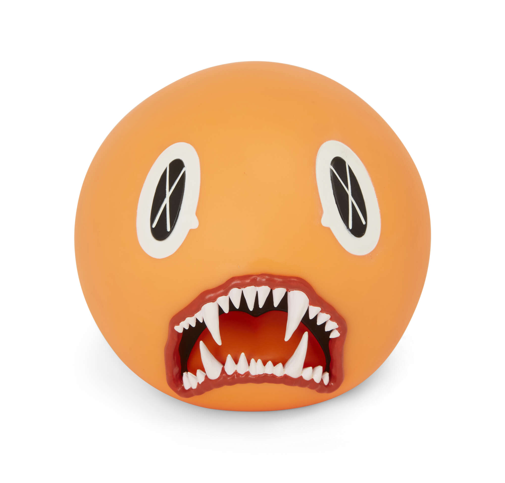 KAWS オリジナルフェイク CAT TEETH BANK 2007年 貯金箱② KAWS, Cat Teeth Bank (Navy Blue) in original box, 2007 - Alpha 137