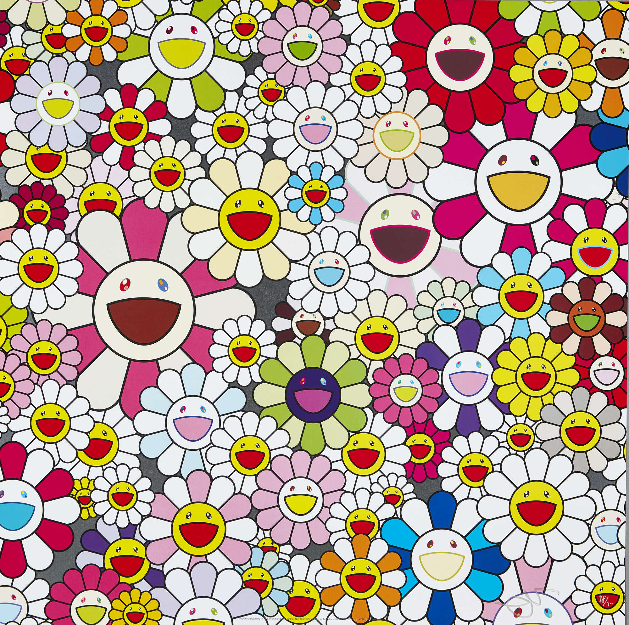 Roseberys London | Takashi Murakami, Japanese b.1962- Flowers