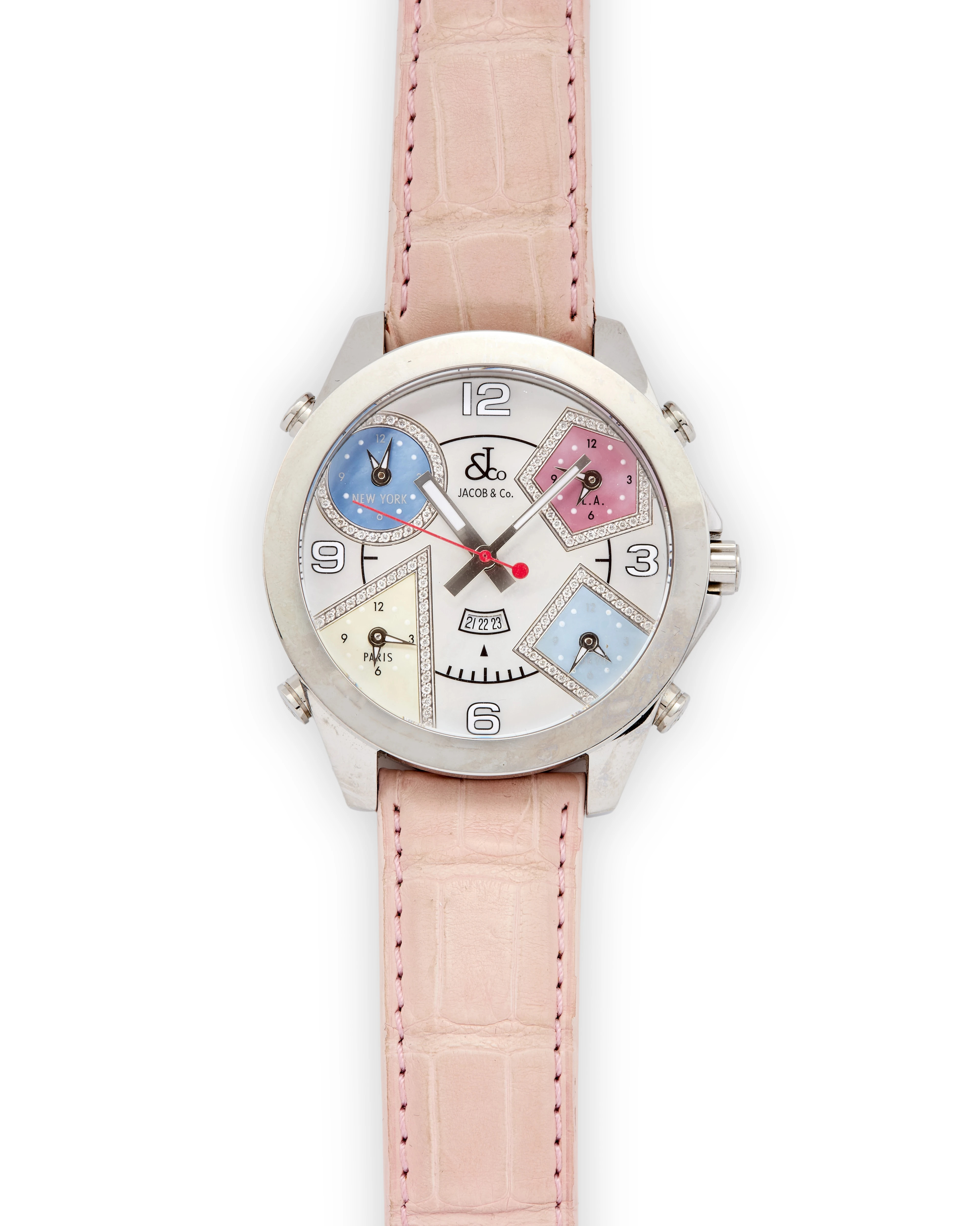 Roseberys London | Jacob & Co. A stainless steel and mother-of