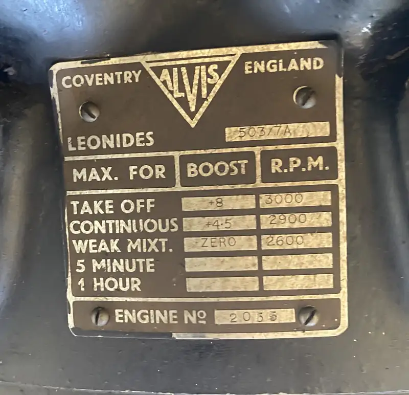 Alvis Leonides Radial Aero Engine - 503/7A-For Sale