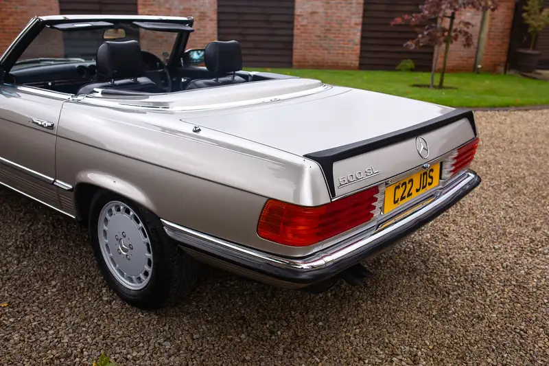 1986 Mercedes-Benz 500SL (R107) With Hardtop-Sold