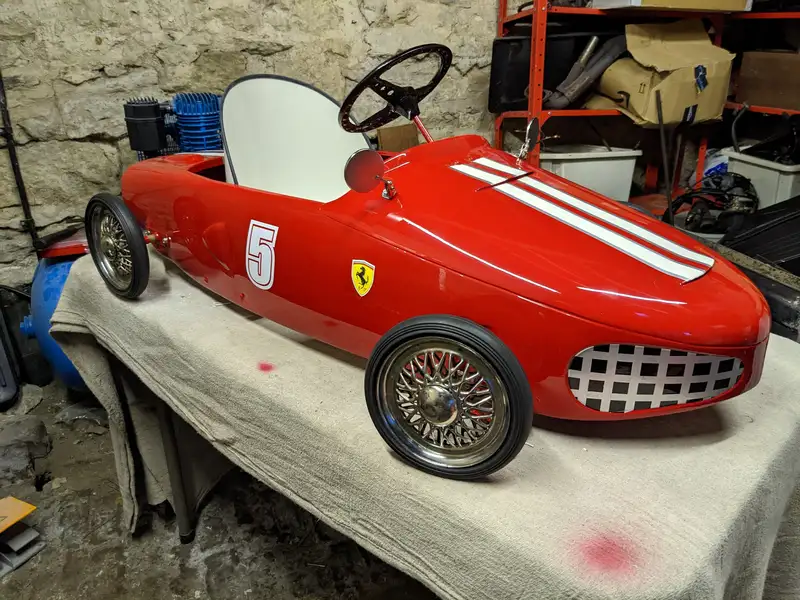 Ferrari Spa 156 Sharknose Morellet-Guerineau Pedal Car Fastidioulsy Restored