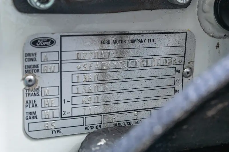 1986 Ford RS200 Evolution - 12 Miles From New-Sold