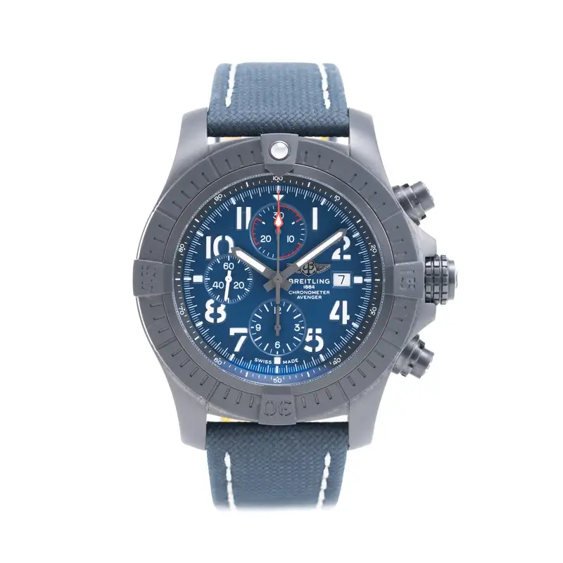 2023 Breitling Super Avenger Chronograph 48 Night Mission Complete with Box and Papers