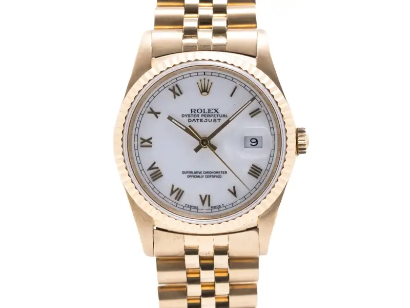 1991 Rolex Datejust 18ct 16248 Yellow Gold on Jubilee Bracelet