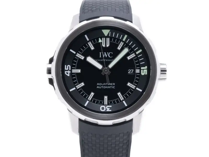 2017 IWC Aquatimer Complete with Original Papers and Sticker Still On Case Back 