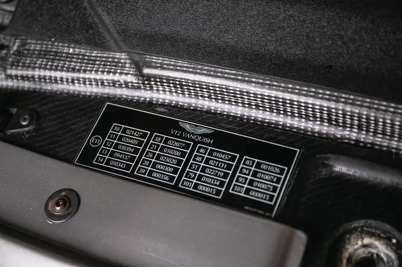2001 Aston Martin V12 Vanquish - James Bond Press Car #007-Sold