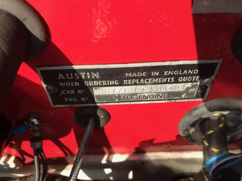 1960 Austin Healey 3000 Mk1 BT7-For Sale