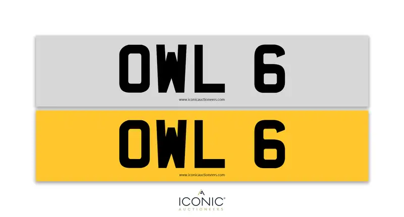 Registration Number OWL 6-For Sale