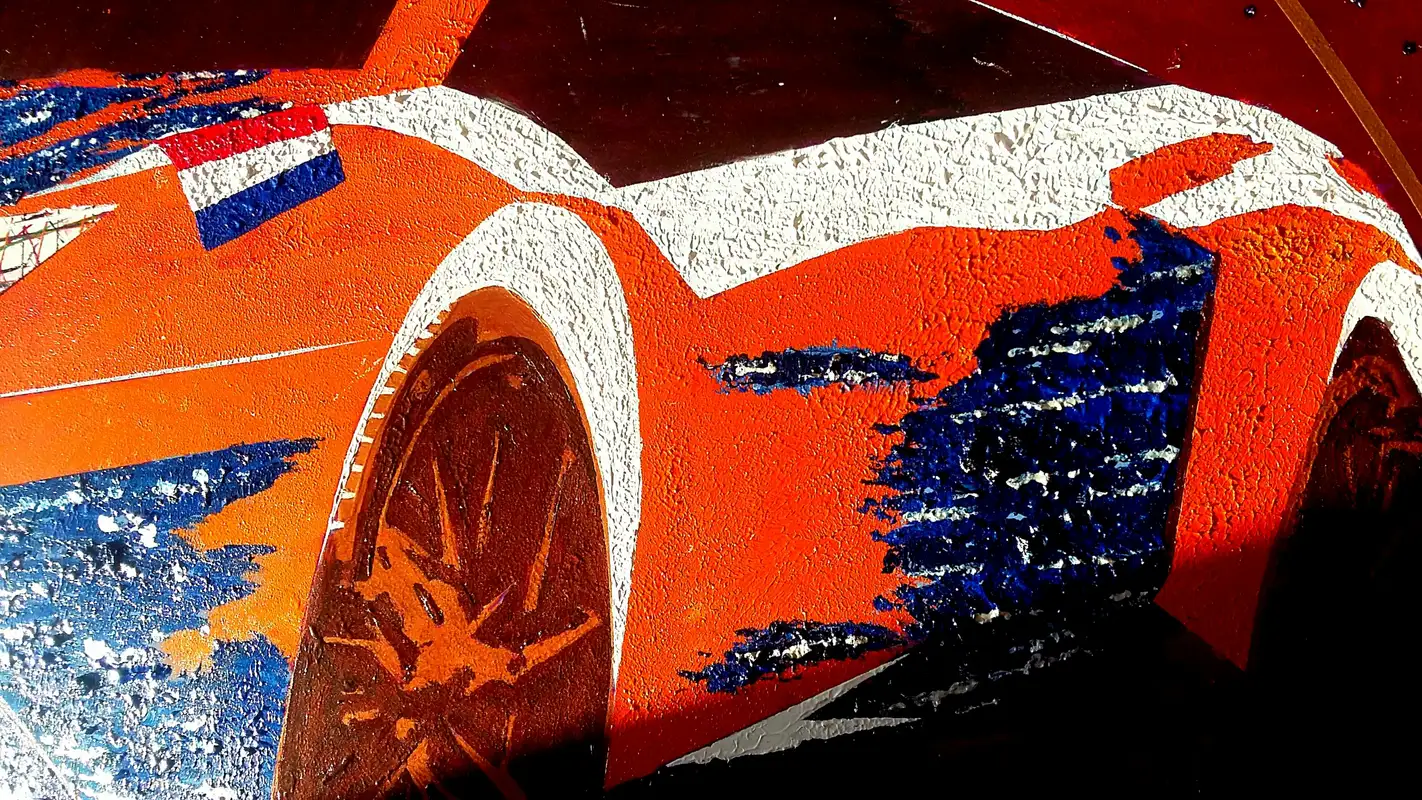 'Netherlands Celestial' Lamborghini Original Artwork-For Sale