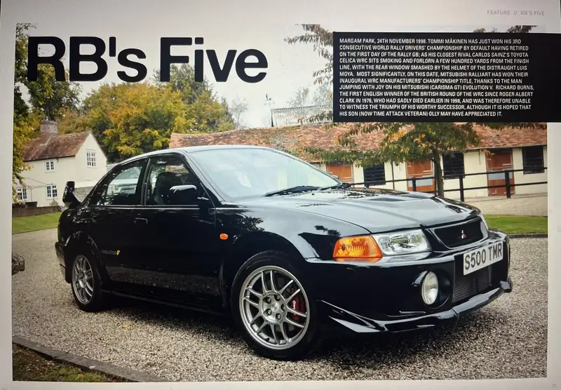 1998 Mitsubishi Lancer GSR Evolution V Ex-Richard Burns - 79-Sold