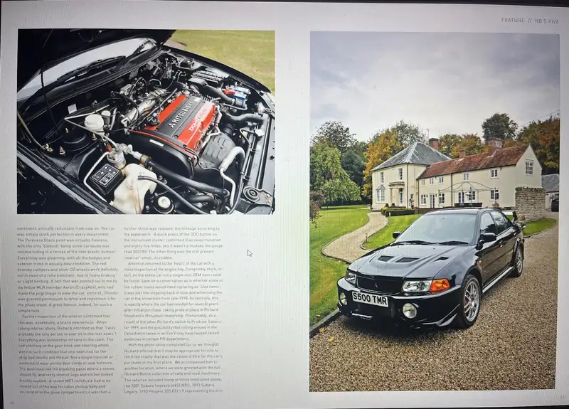 1998 Mitsubishi Lancer GSR Evolution V Ex-Richard Burns - 79-Sold