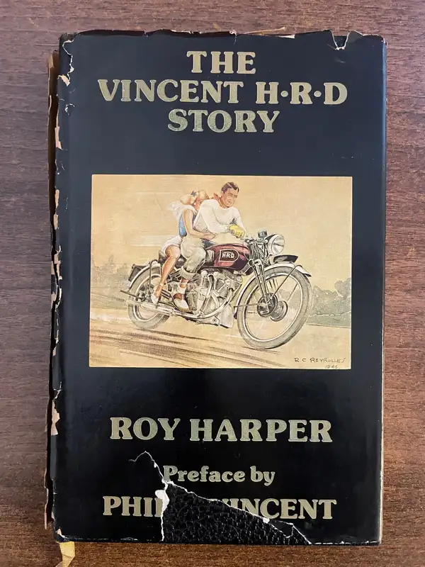 Three Vincent-Related Hardback Leatherbound Books