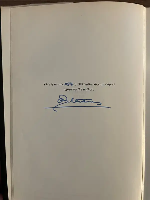 Three Vincent-Related Hardback Leatherbound Books